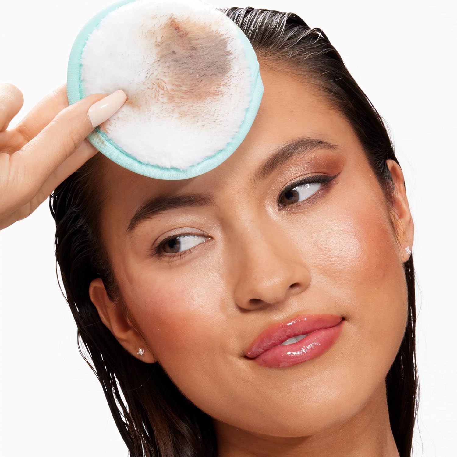 Real Techniques Real Clean Makeup Remover Pads, Reusable Makeup-Removing Rounds, Dual-Sided for Toner, Essence, Eye  Face Makeup Removal, for All Skin Types, Packaging May Vary, 2 Count · v2