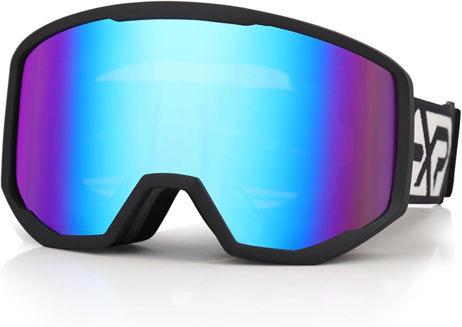 EXP VISION Ski-/Snowboardbrille für Herren und Damen, OTG Schneebrille, Antibeschlagschutz, UV-Schutz
