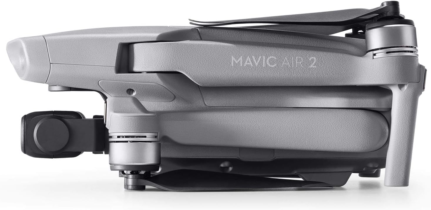 DJI Mavic Air 2 Fly More Combo con DJI Smart Controller - Drone Quadricottero UAV con fotocamera da 48 MP Video 4K Video 1/2" Sensore CMOS Gimbal a 3 assi Tempo di volo 34 minuti ActiveTrack 3.0, grigio