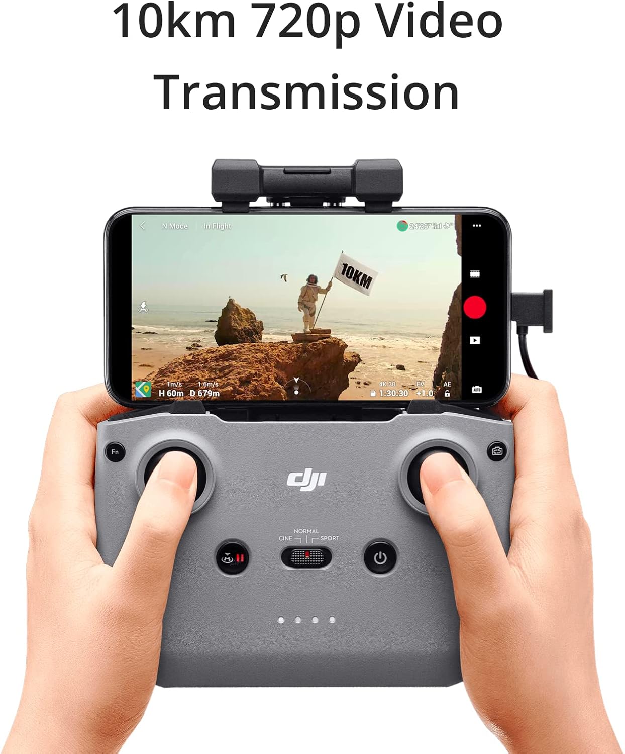 DJI Mini 2 — Quadricottero drone ultraleggero e pieghevole, giunto cardanico a 3 assi con fotocamera 4K, foto da 12 MP, 31 minuti di volo, trasmissione video HD OcuSync 2.0 10 km, QuickShots Grey