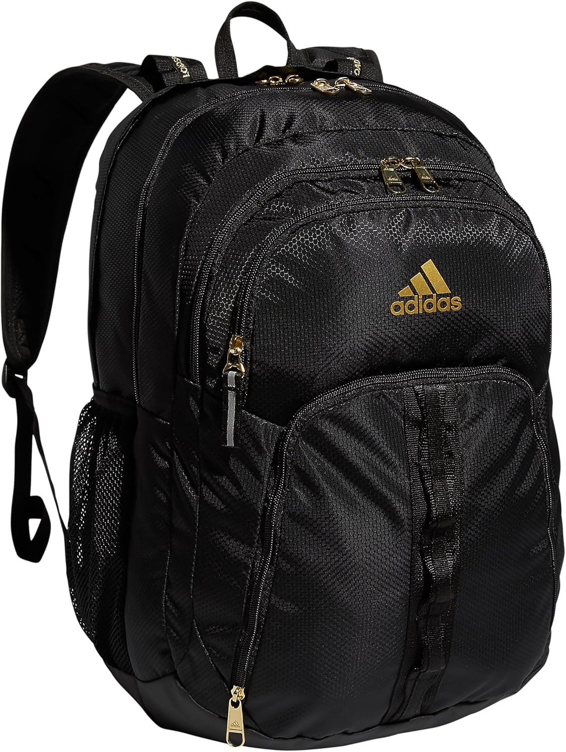 กระเป๋าเป้ adidas Unisex Prime 6 สีดำ/ทองเมทัลลิก ขนาดเดียว
