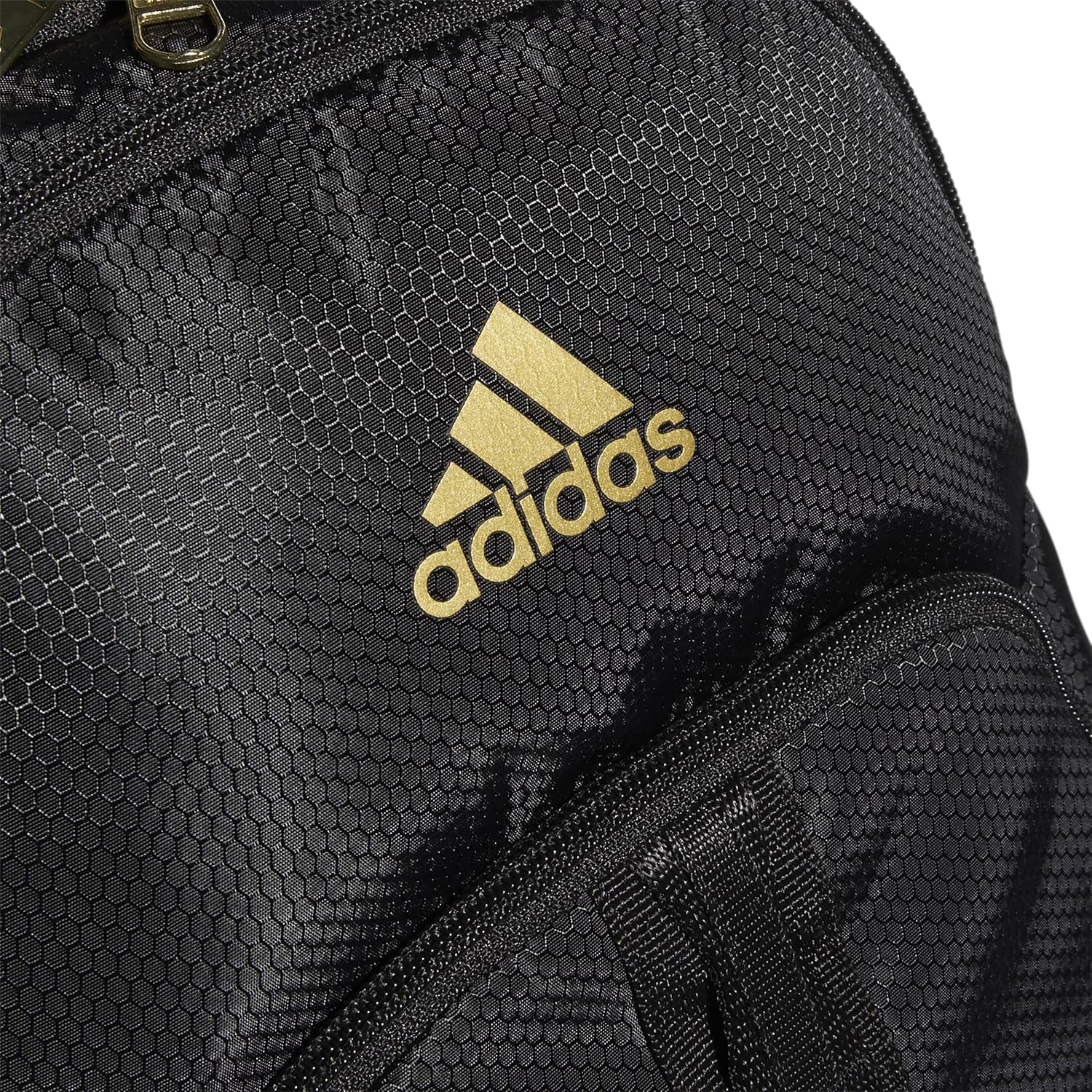 กระเป๋าเป้ adidas Unisex Prime 6 สีดำ/ทองเมทัลลิก ขนาดเดียว
