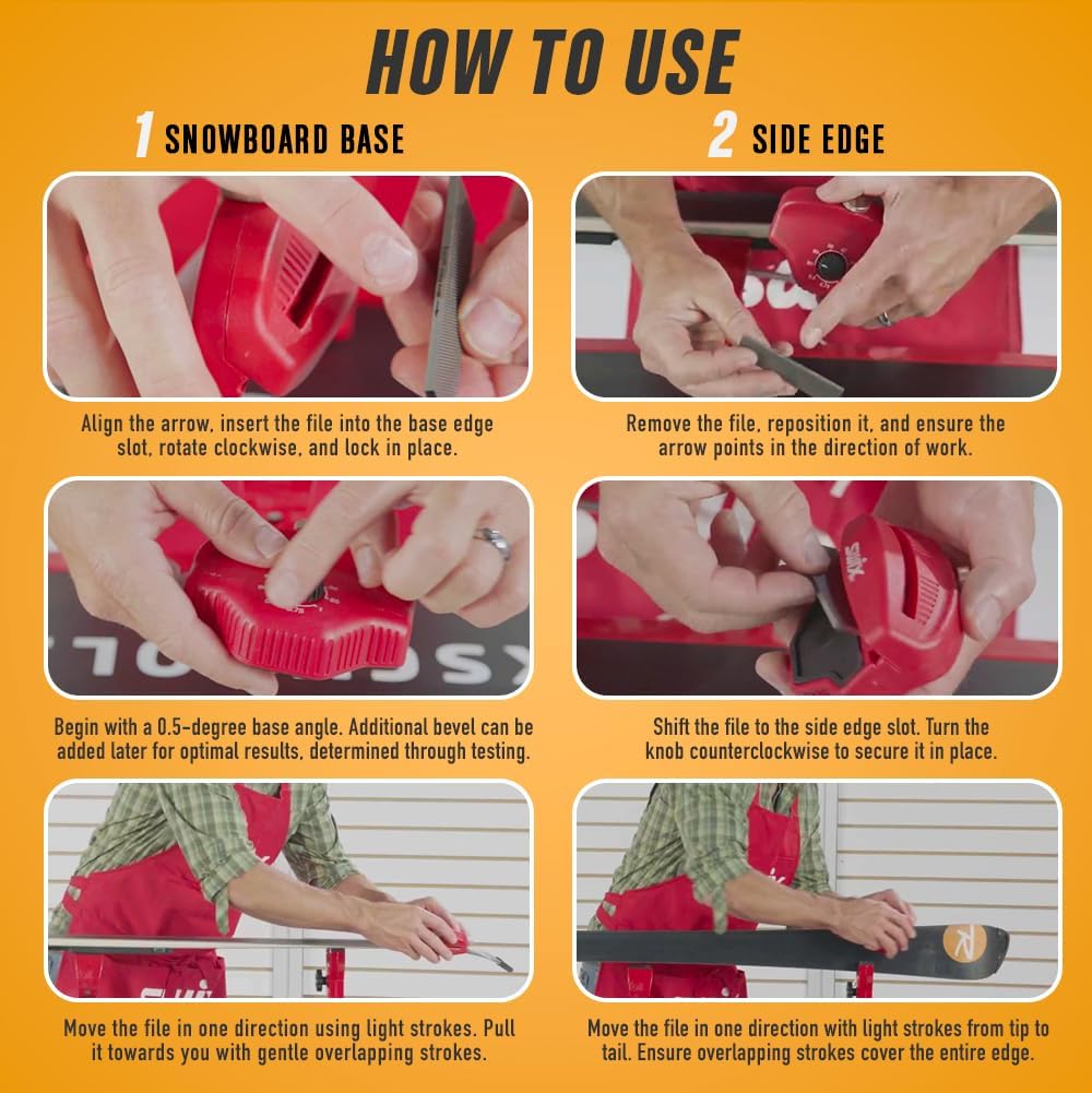 RaceWax Elite Ski Snowboard Tuning Kit: Complete with Iron, Wax, Edge Tools, Base Repair - (PC-7909) · v2