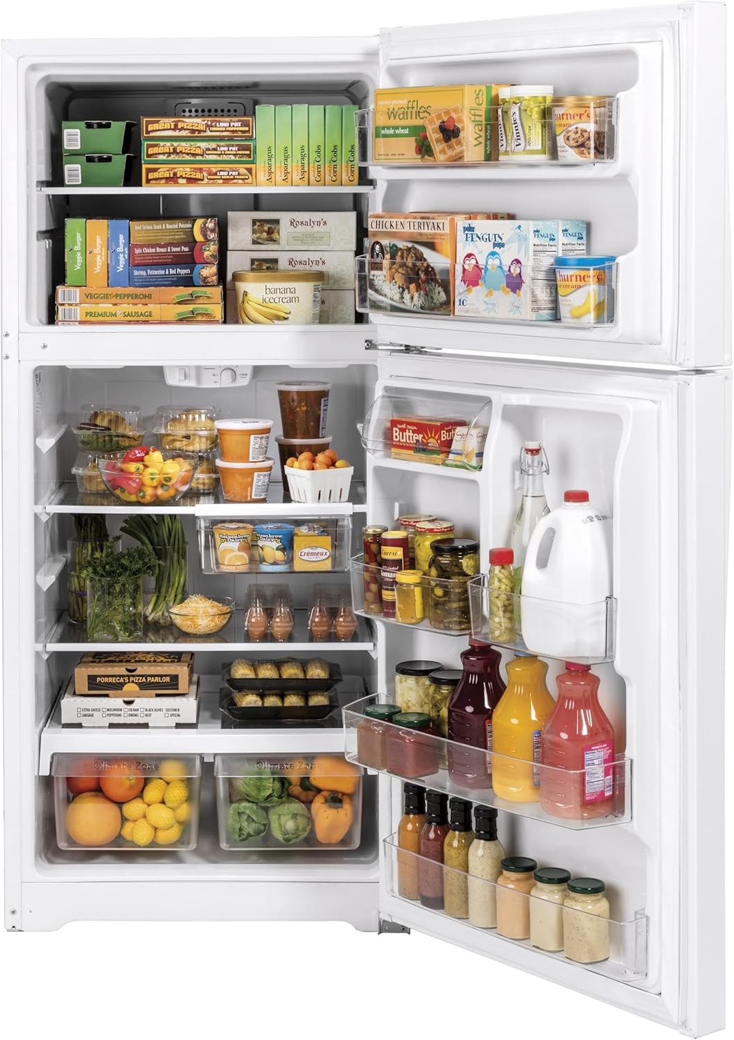 Kulkas Freezer GE GTS19KGNRWW 19,2 Cu.