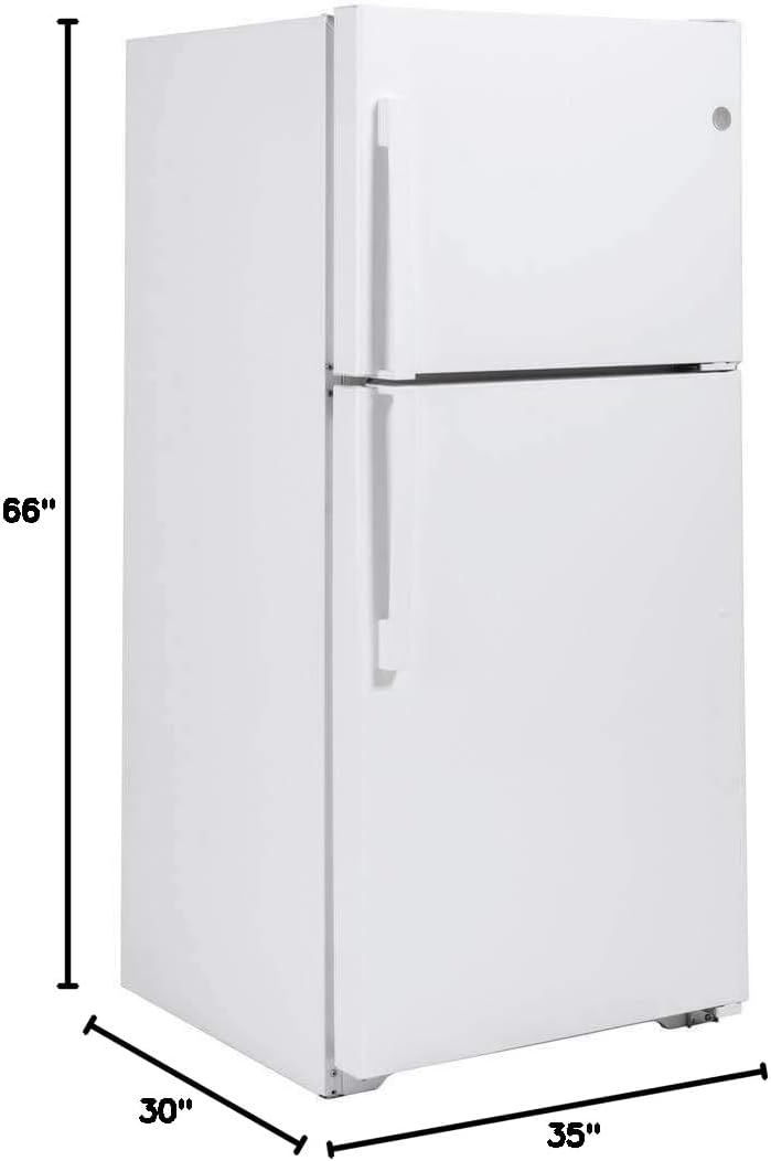 Kulkas Freezer GE GTS19KGNRWW 19,2 Cu.
