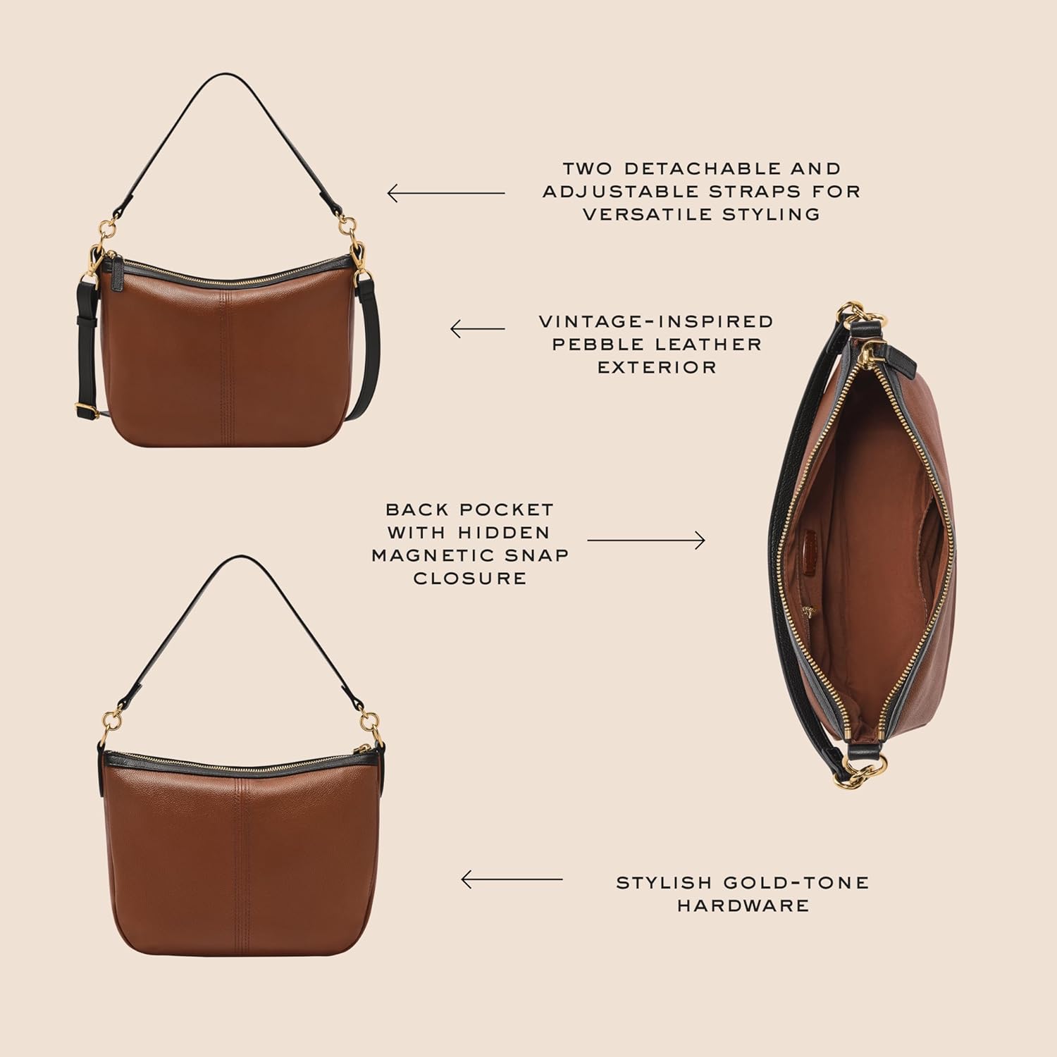 Fossil Jolie Hobo Bag · v2