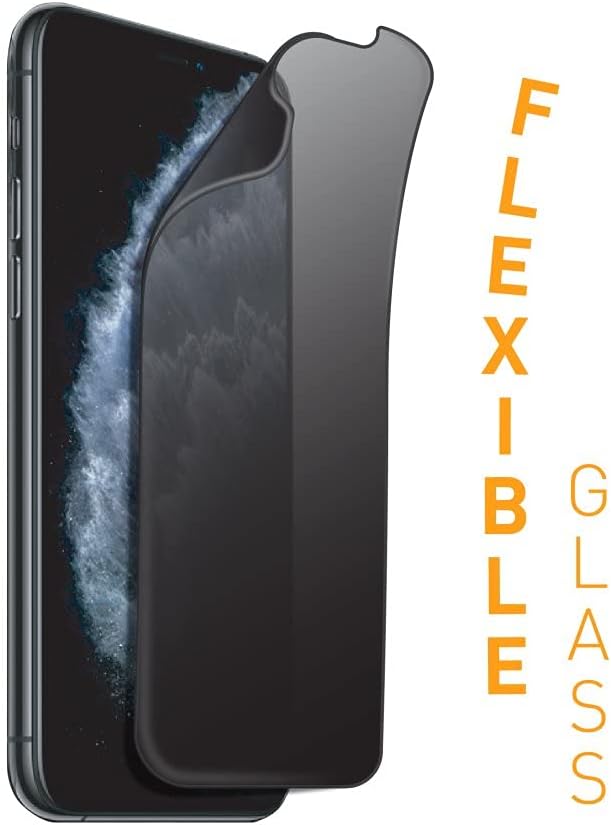 ARMOR Flexible Glass Screen Protector for iPhone 11 Pro/XS/X, Privacy Guard with Anti-Glare