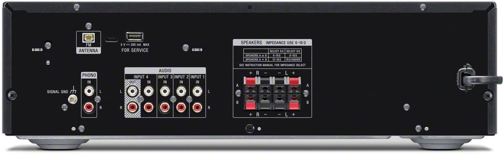 Sony SSCS5 3 Yollu 3 Sürücülü Kitaplık Hoparlör Sistemi (Çift) - Siyah STRDH190 Phono Girişli 2 Kanallı Ev Stereo Alıcısı; Bluetooth