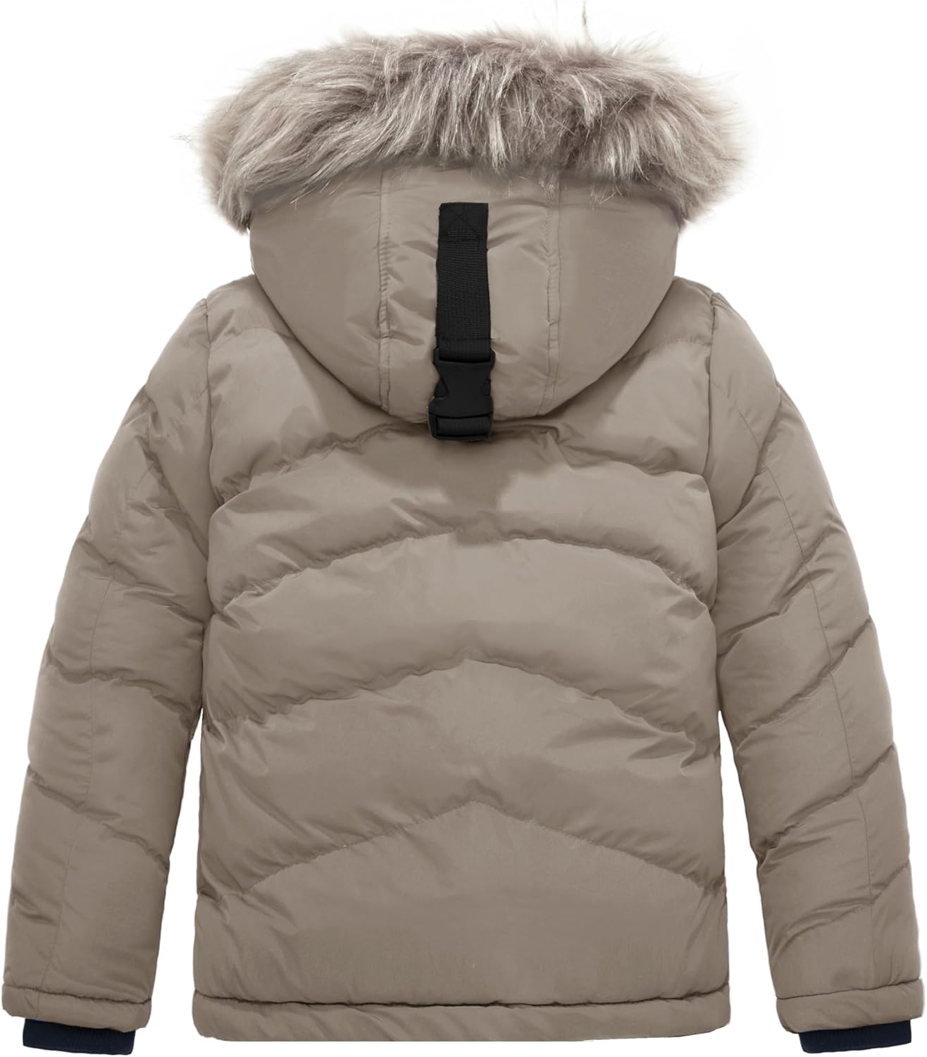 ZSHOW Boys Winter Jacket Thick Fleece Lined Parka Windproof Quilted Puffer Jacket