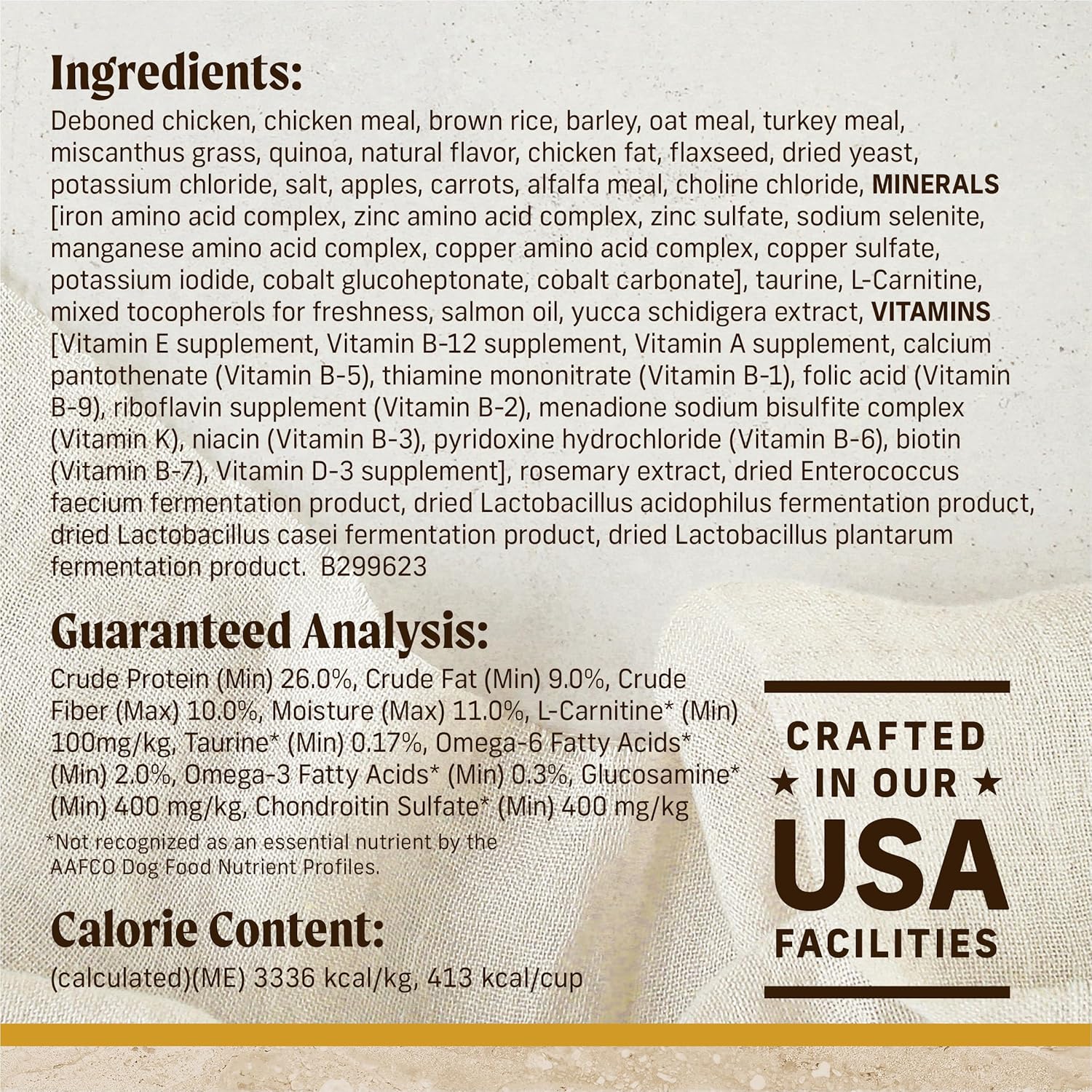 Merrick Healthy Grains Premium Adult Dry Dog Food, Wholesome and Natural Kibble with Chicken and Brown Rice - 33.0 lb. Bag · v2