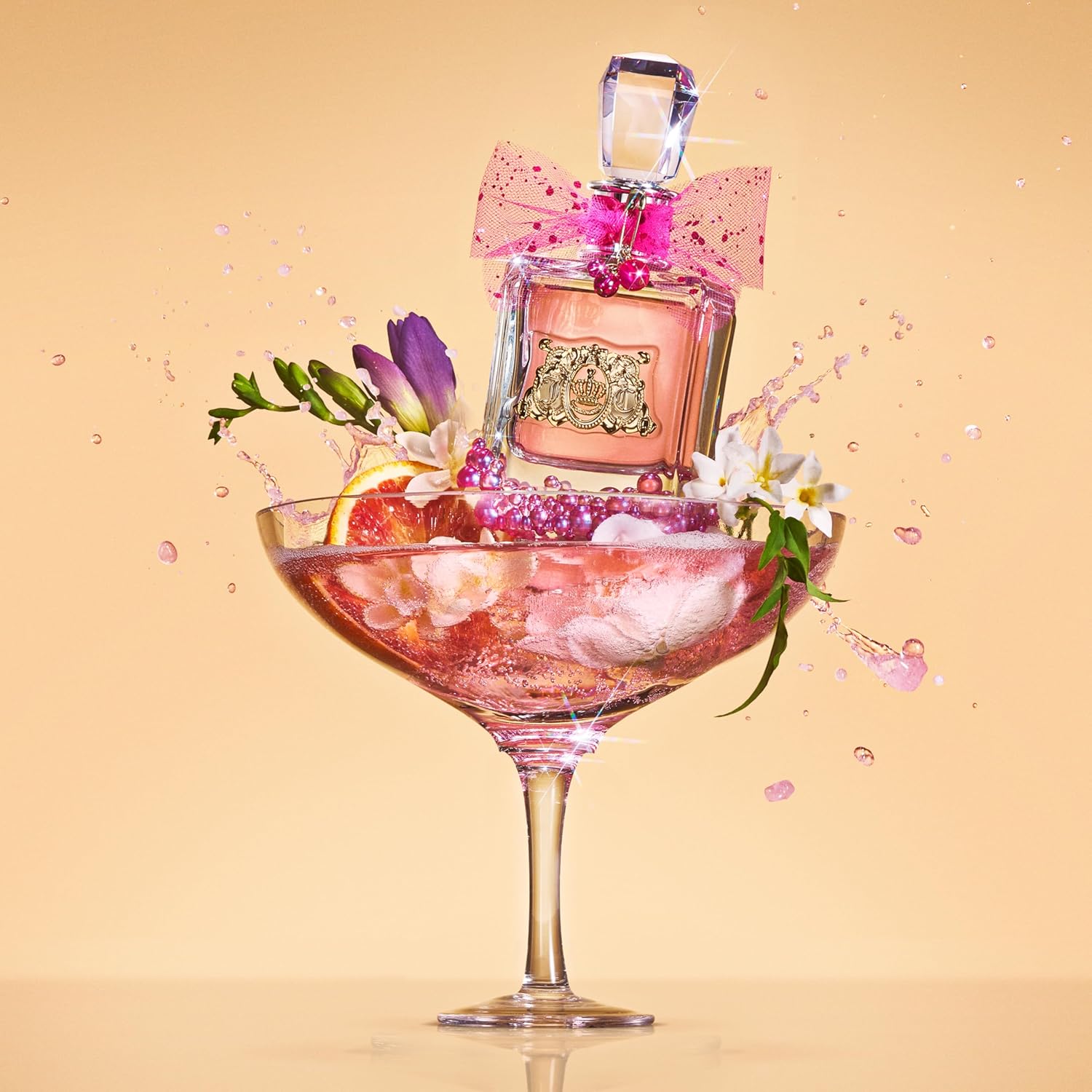 Juicy Couture Viva La Juicy Le Bubbly Eau De Parfum, Luxuriöses Damenparfüm mit Noten von Champagner inspirierten rosa Beeren, Gardenia, Jasmine Amber — fruchtig und süß, EDP-Spray