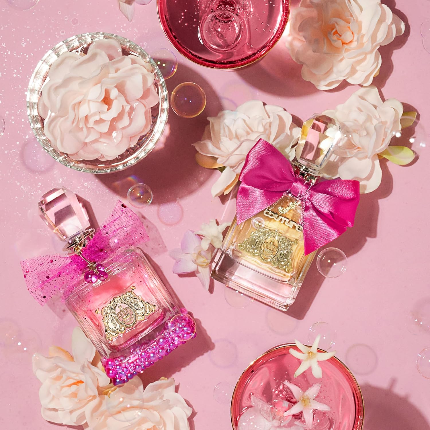 Juicy Couture Viva La Juicy Le Bubbly Eau De Parfum, Luxuriöses Damenparfüm mit Noten von Champagner inspirierten rosa Beeren, Gardenia, Jasmine Amber — fruchtig und süß, EDP-Spray