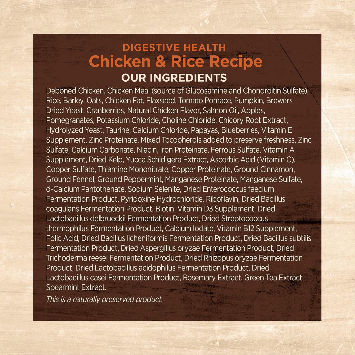 Thức ăn khô cho mèo Wellness CORE Digestive Health Wholesome Grains Probiotic Coated High Protein, Thức ăn khô cho mèo Chicken Rice, Túi 11 Pound