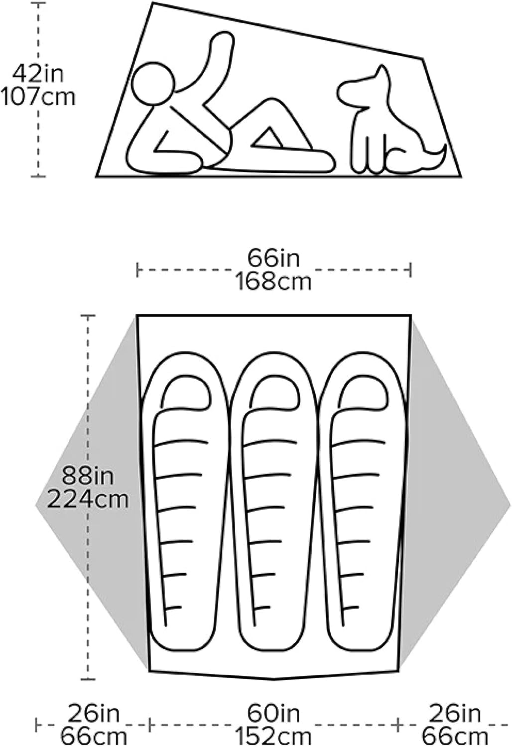 Big Agnes Tiger Wall UL Ultralight Bikepacking Tent with UV-Resistant Solution Dyed Fabric · v3
