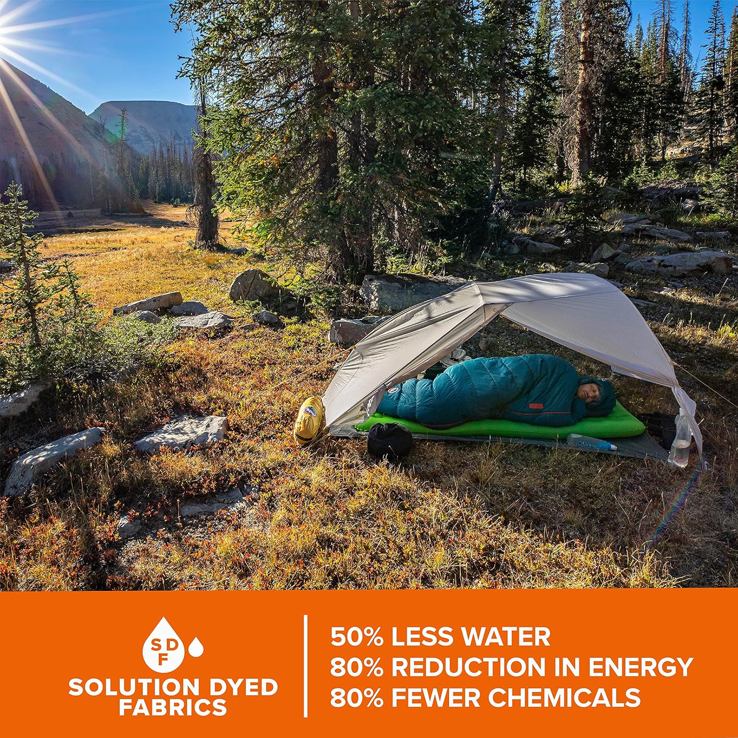 Big Agnes Tiger Wall UL Ultralight Tent with UV-Resistant Solution Dyed Fabric
