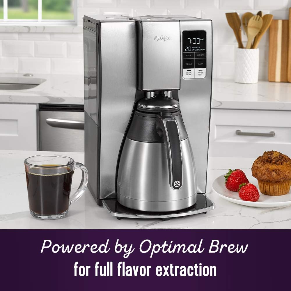 Mr. Coffee Stainless Steel 10 Cup Programmable Coffee Maker · v2