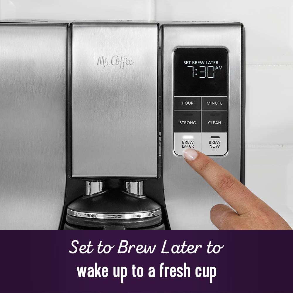 Mr. Coffee Stainless Steel 10 Cup Programmable Coffee Maker · v2
