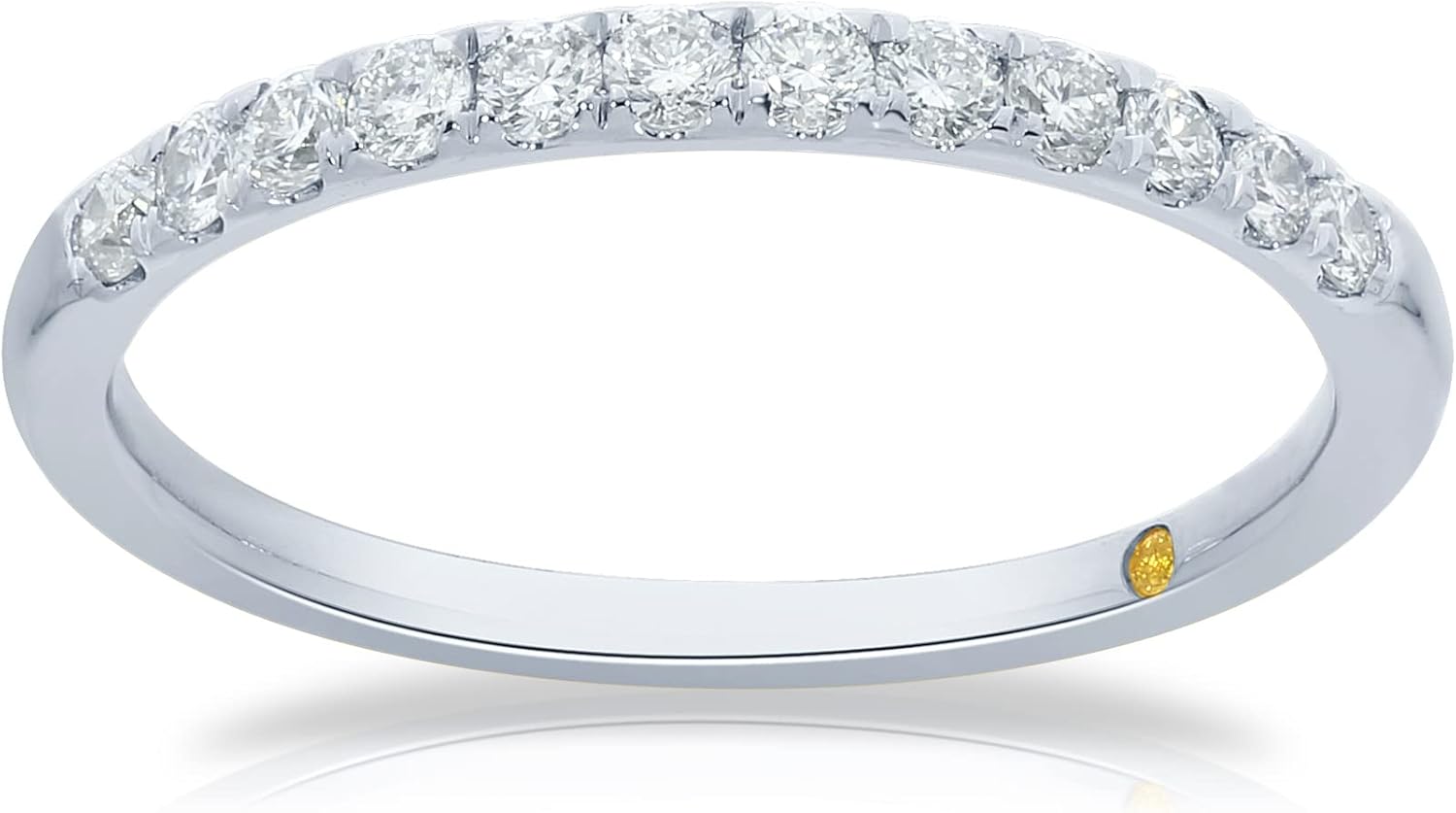 Lab Grown Diamond Wedding Bands for Women | 10K Yellow, White and Rose Gold Certified Diamond Anniversary Bands, Promise Rings, Stackable Bands and Wedding Rings | 1/10-1/2 Carat Diamond Rings · v7