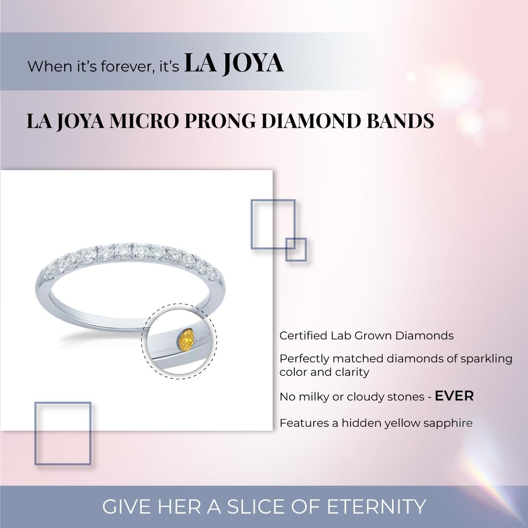 Lab Grown Diamond Wedding Bands for Women | 10K Yellow, White and Rose Gold Certified Diamond Anniversary Bands, Promise Rings, Stackable Bands and Wedding Rings | 1/10-1/2 Carat Diamond Rings · v7