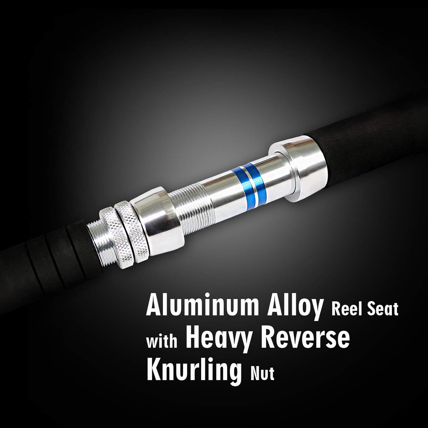 Fiblink 1-Piece/ 2-Piece Saltwater Offshore Trolling Rod Big Game Rod Conventional Boat Fishing Pole · v4
