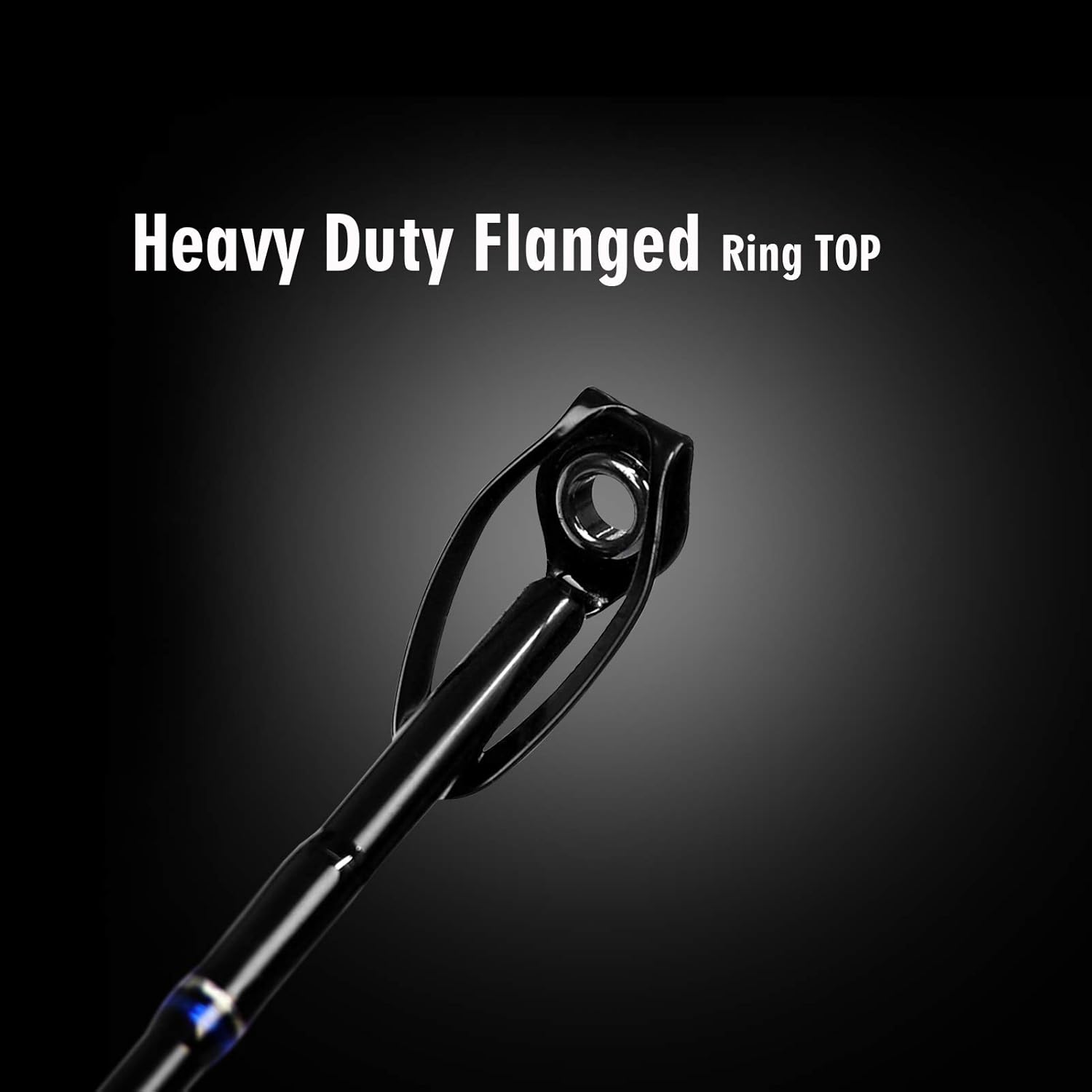 Fiblink 1-Piece/ 2-Piece Saltwater Offshore Trolling Rod Big Game Rod Conventional Boat Fishing Pole · v4
