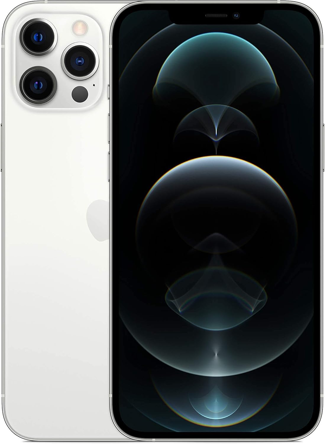 Apple iPhone 12 Pro Max 5G, US Version, 128GB, Silver for ATT (Renewed)