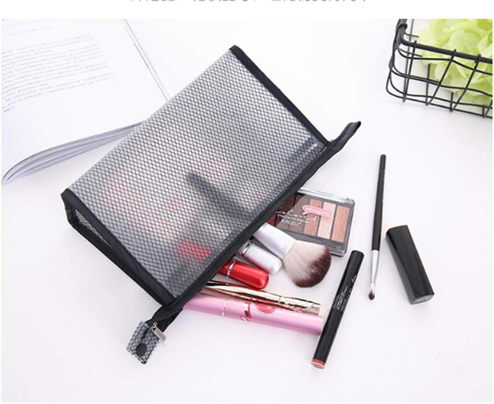 AKOAK 2 Pieces Travel Makeup Bag - Portable EVA Grid Daily Necessities Storage Bag - Waterproof Home Office Travel Accessories Organizer
