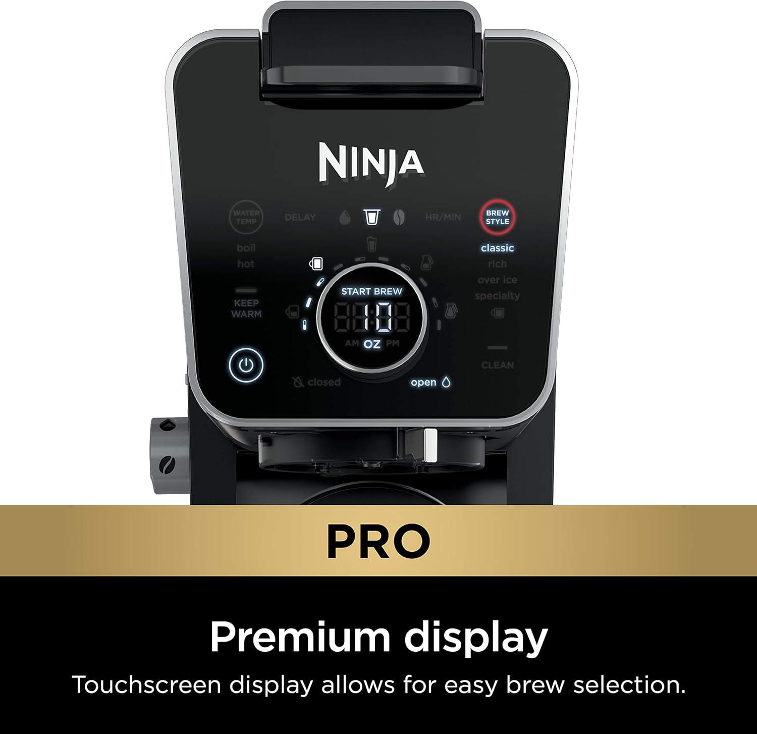 Ninja Drip Coffee Maker With K Cup Combo, DualBrew Pro Specialty Coffee System, Coffee Machine Compatible with K-Cup Pods, 12 Cup Single Serve Coffee Makers with Paper Filter, CFP301 · v2