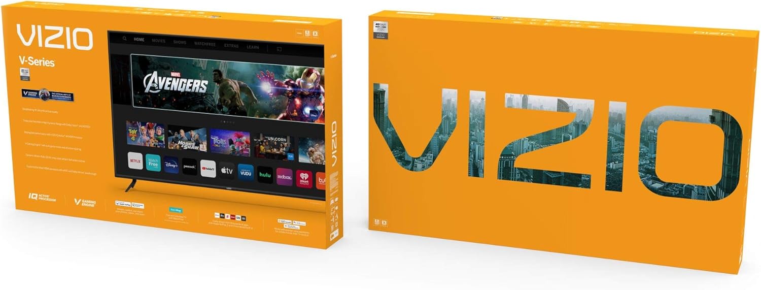 VIZIO 65 Inch 4K Smart TV, V-Series UHD LED HDR Television with Apple AirPlay and Chromecast Built-in · v8