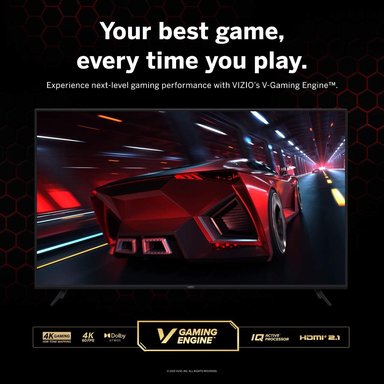VIZIO 65 Inch 4K Smart TV, V-Series UHD LED HDR Television with Apple AirPlay and Chromecast Built-in · v8