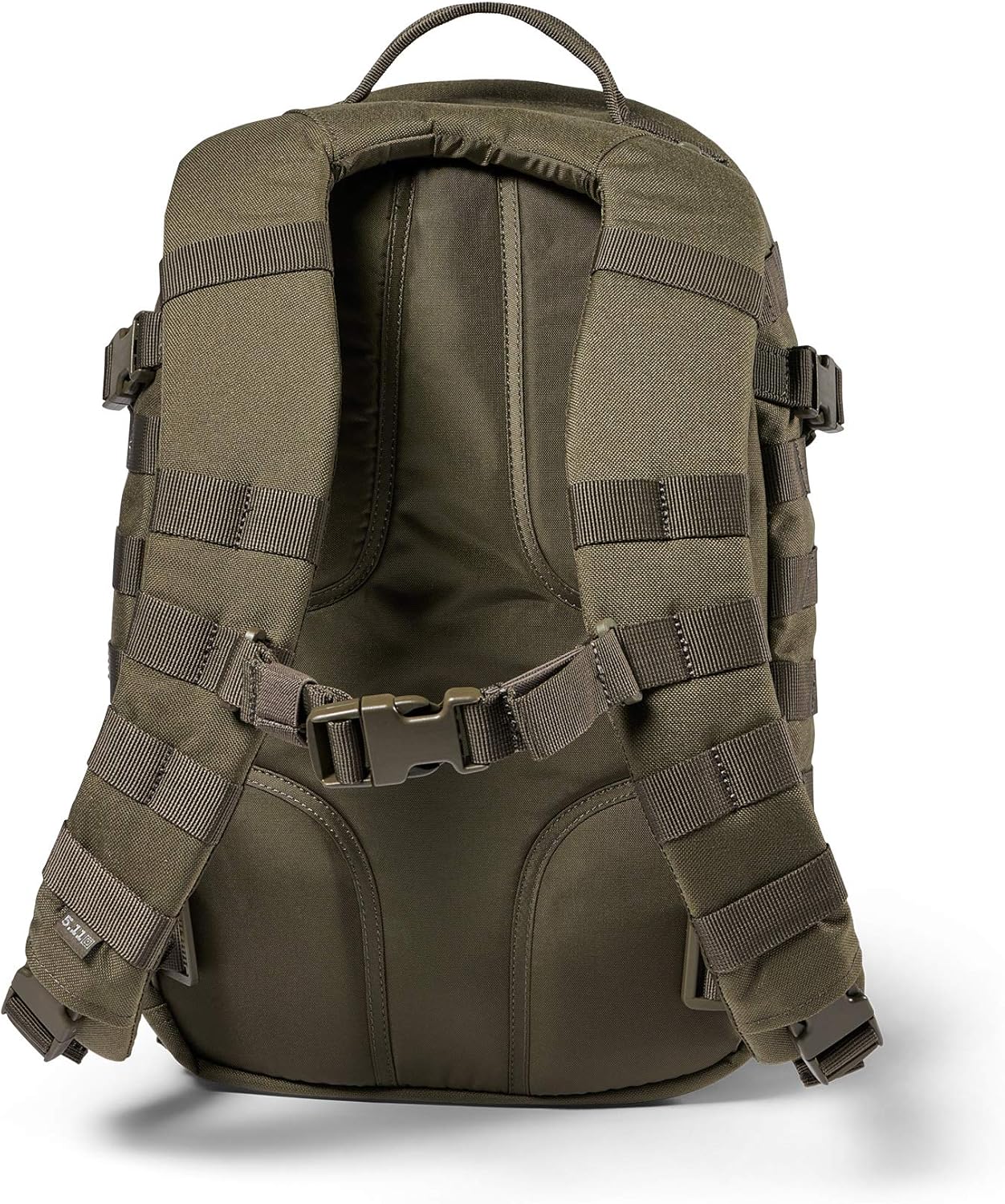 5.11 Tactical Backpack – Rush 12 2.0 – Military Molle Pack, CCW with Multiple Channels, 24 ลิตร, ขนาดเล็ก, Style 56561, Ranger Green