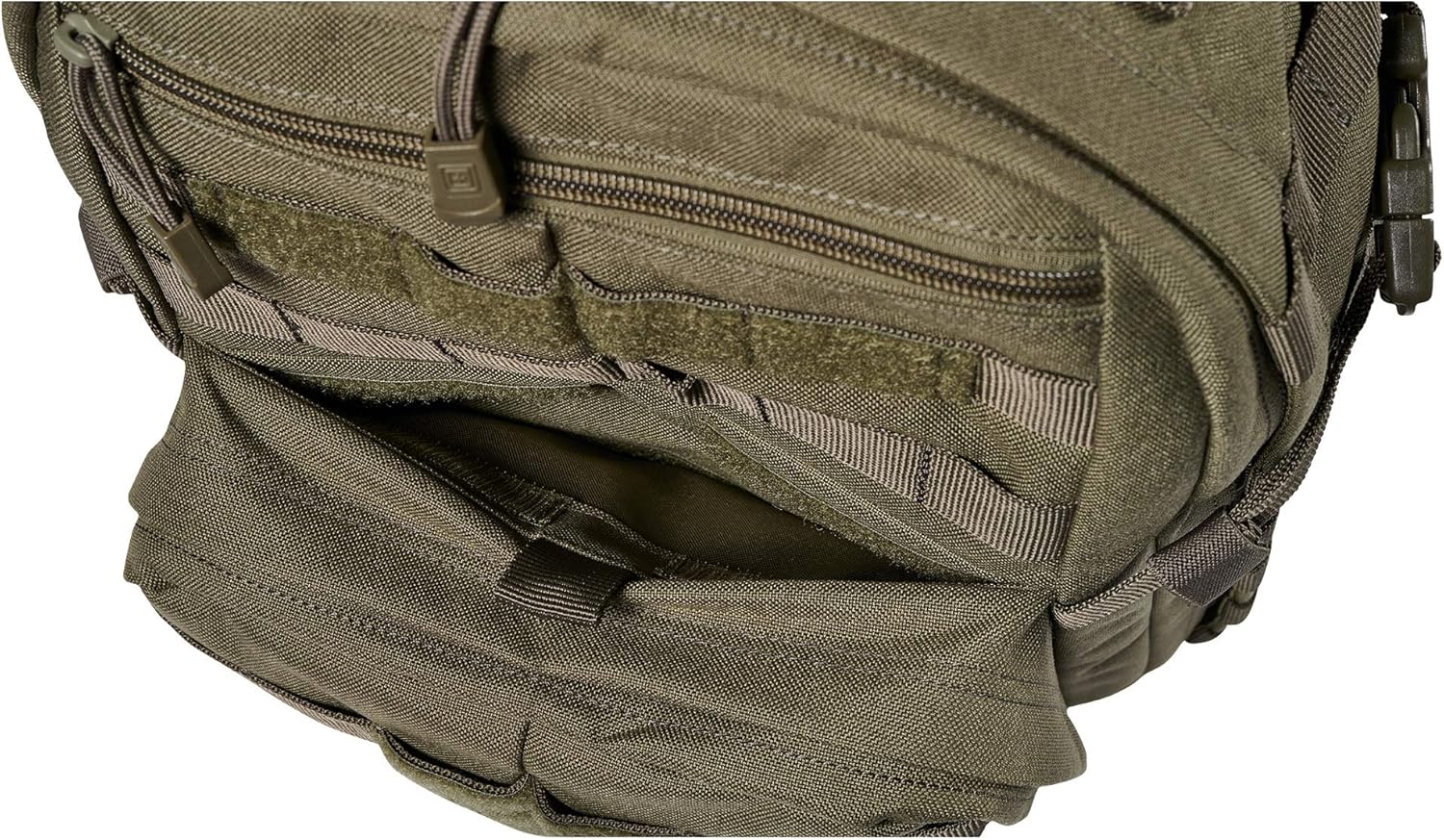 5.11 Tactical Backpack – Rush 12 2.0 – Military Molle Pack, CCW with Multiple Channels, 24 ลิตร, ขนาดเล็ก, Style 56561, Ranger Green
