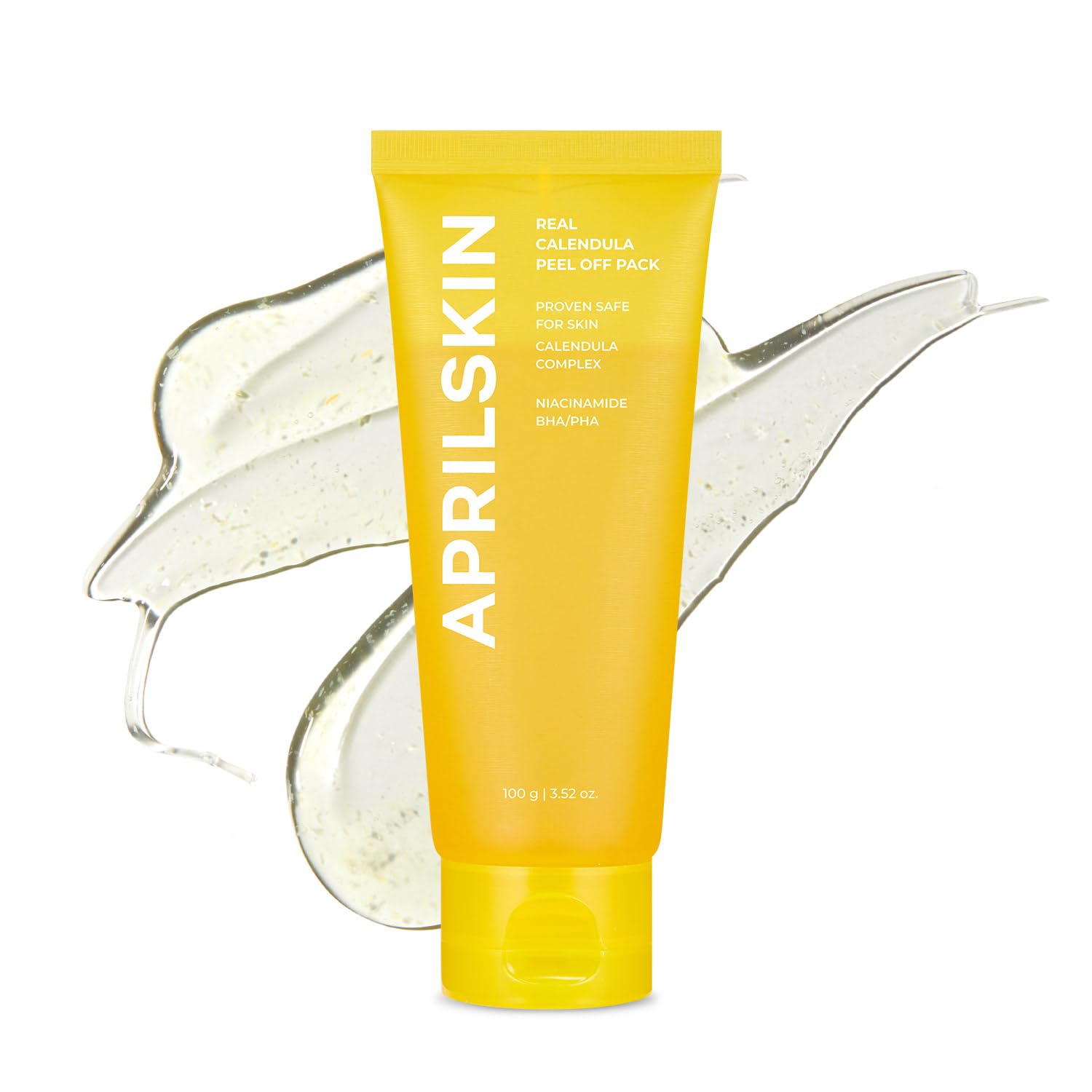 Aprilskin Calendula Peel Off Facial Mask | Glass Skin | Vegan | Blackhead Care | Exfoliating, Resurfacing | PHA BHA | Korean Skincare | K Beauty | 3.52 oz · v3