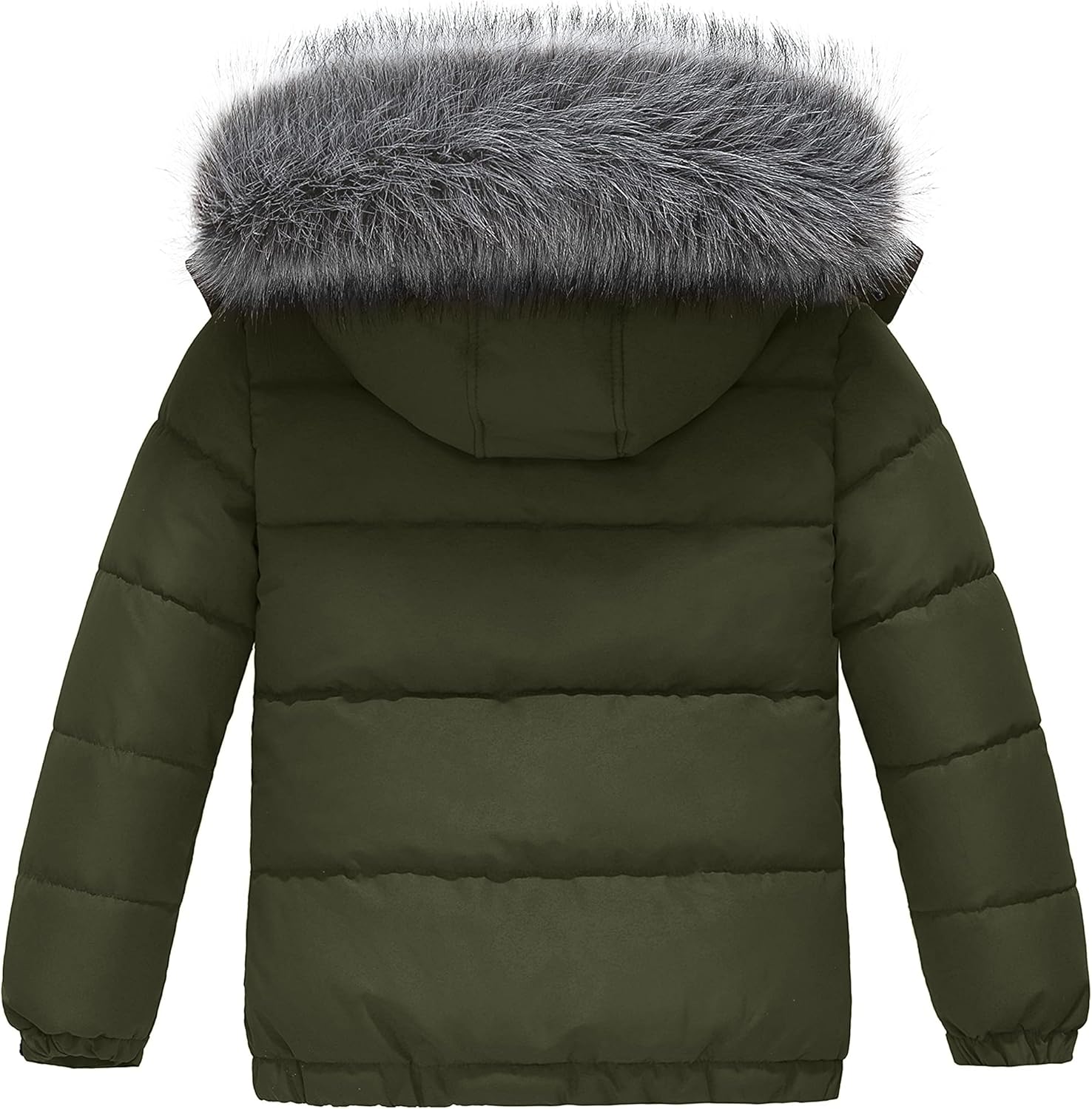 wantdo Jaket Musim Dingin Anak Laki-laki Jaket Tahan Air Jaket Bulu Hangat