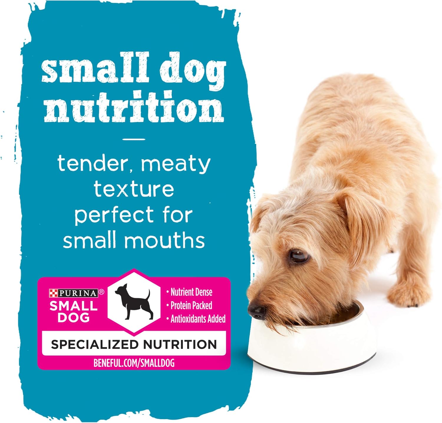 مجموعة متنوعة من طعام الكلاب الرطب من Purina Beneful Small Breed، IncrediBites Pate - (عبوتين من 12 علبة) 3 أونصات