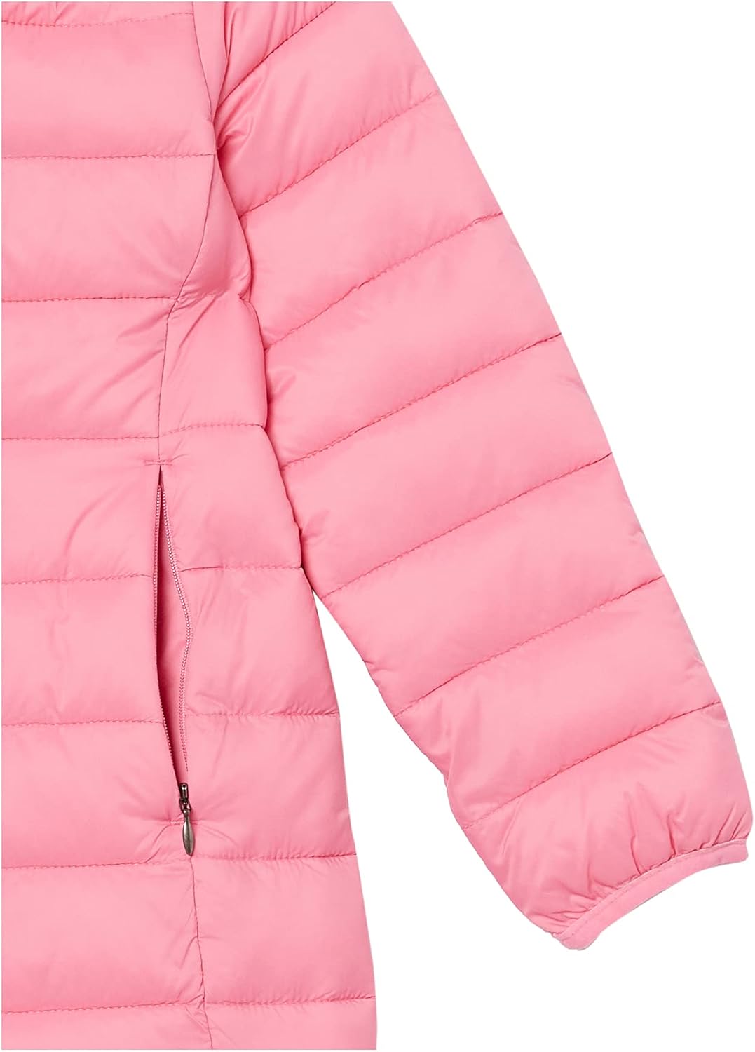 Amazon Essentials Girls and Toddlers Long Lightweight Hooded Puffer Jacket