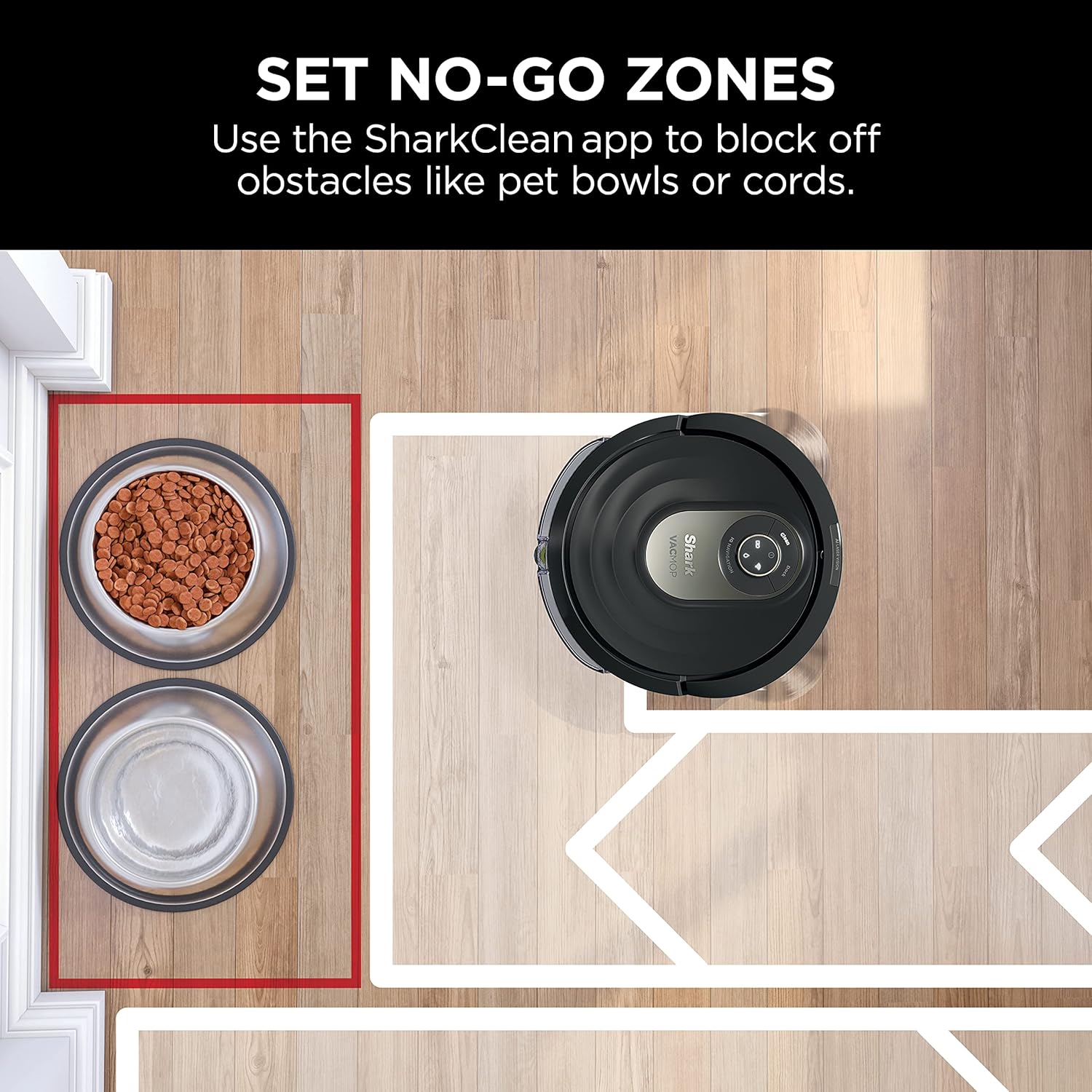 Shark AI Robot Vacuum  Mop, with Home Mapping, Perfect for Pets, Wifi, Works with Alexa, Black/Gold (AV2001WD) · v3
