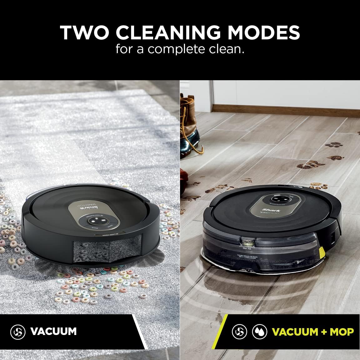 Shark AI Robot Vacuum  Mop, with Home Mapping, Perfect for Pets, Wifi, Works with Alexa, Black/Gold (AV2001WD) · v3