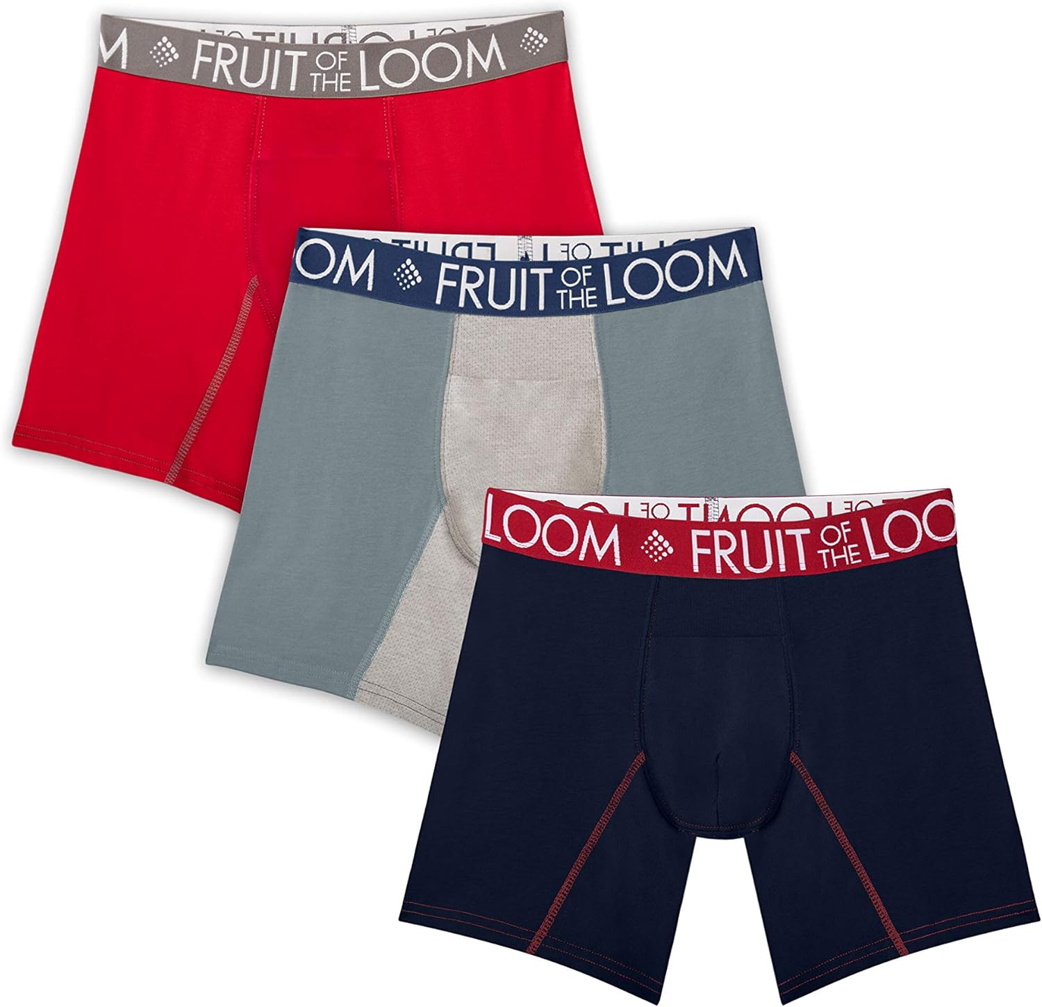 Fruit of the Loom Mens Performance Cooling Boxer Briefs