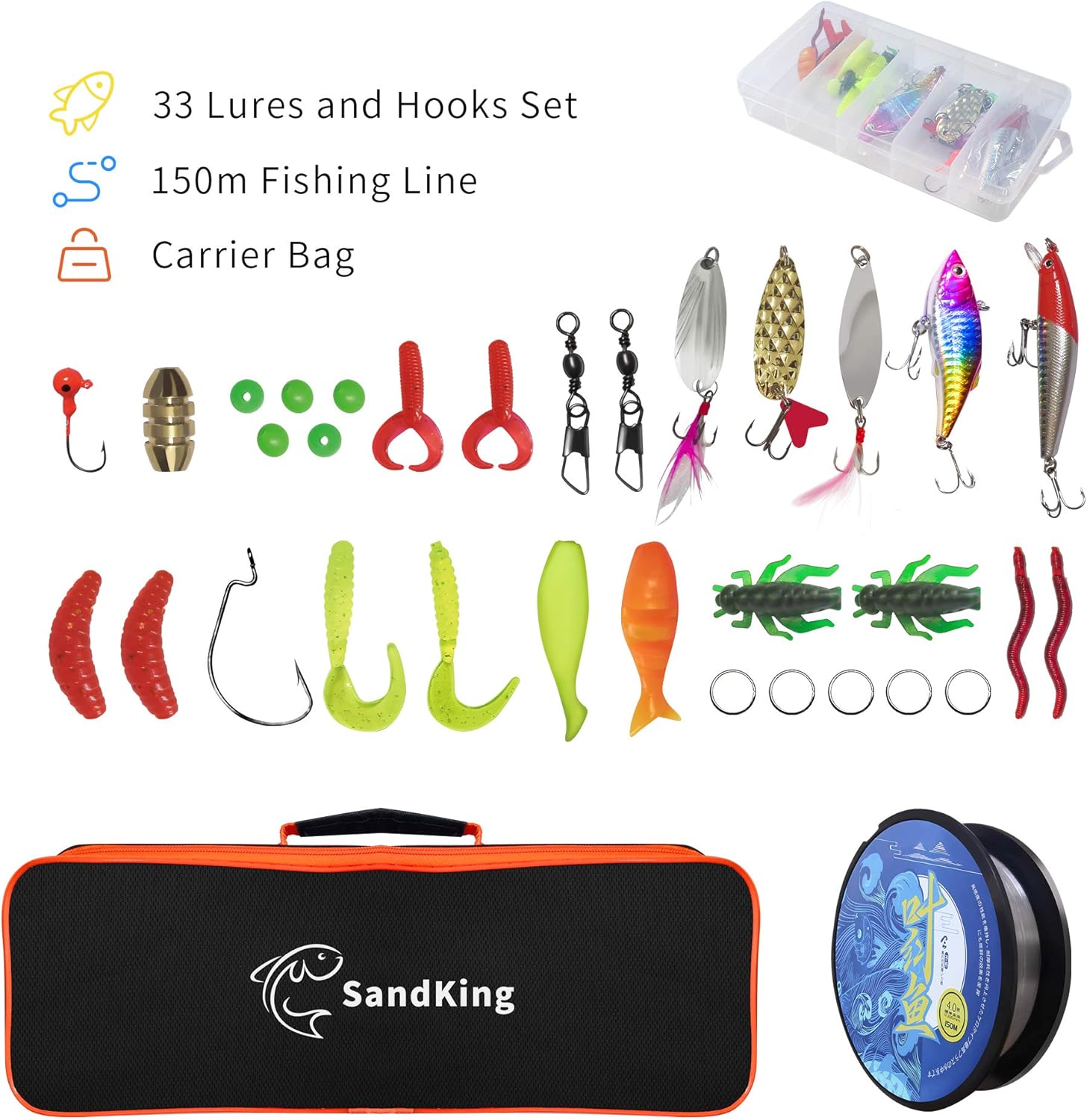 Kit de cañas de pescar, combinación de caña de pescar telescópica de fibra de carbono y carrete con carrete giratorio, sedal, cebo biónico, anzuelos y bolsa de transporte, juego de equipo de pesca para principiantes y adultos de agua dulce