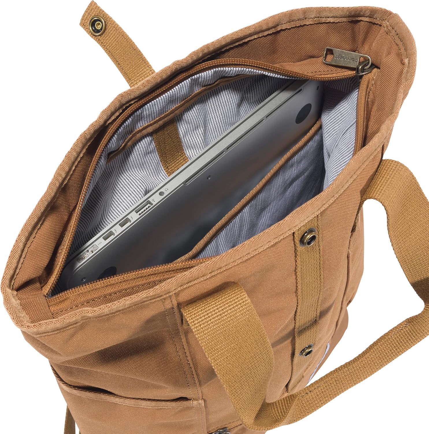 Carhartt Convertible, robuste Tragetasche mit verstellbaren Rucksackgurten und Laptopfach, Braun, Einheitsgröße