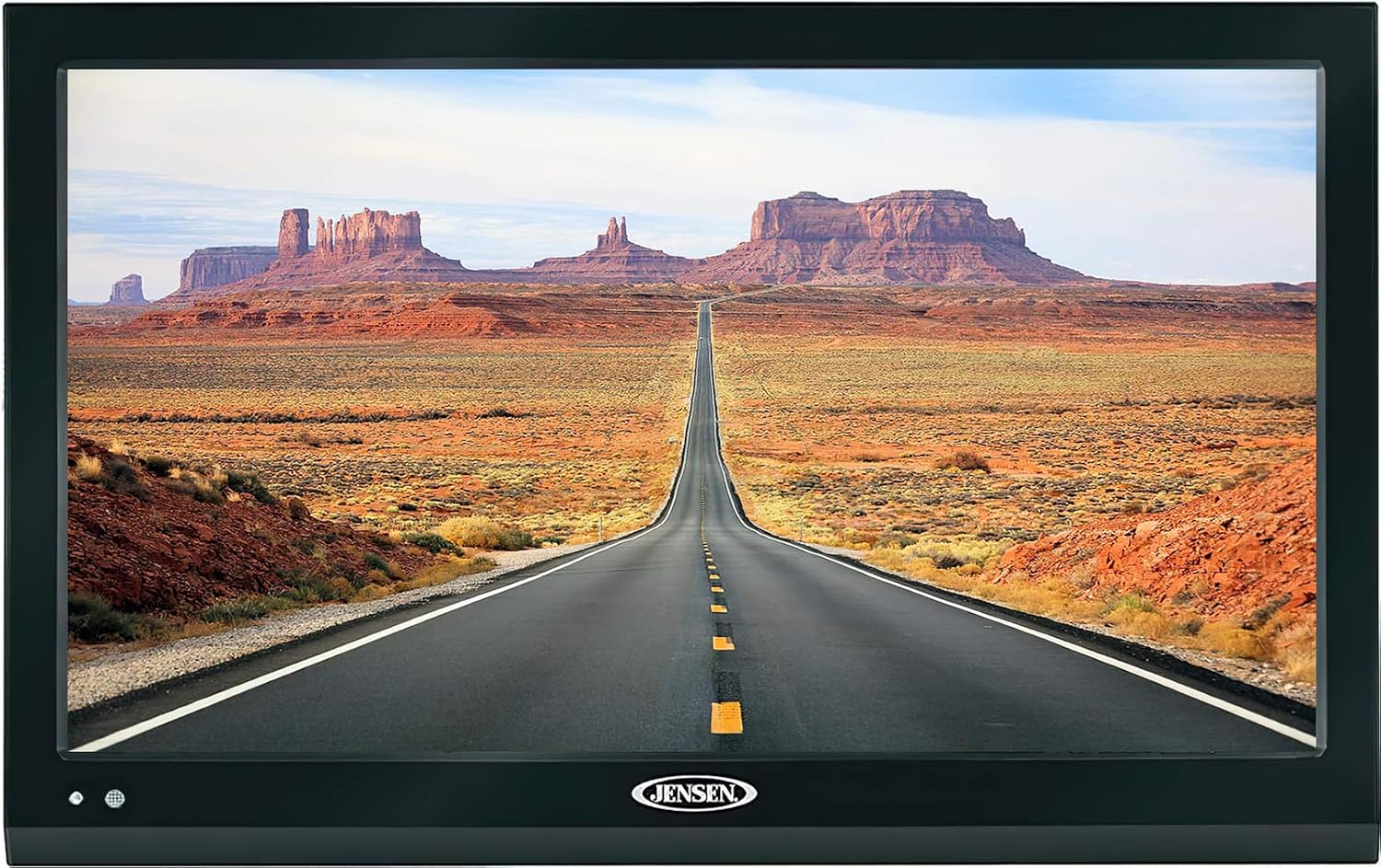 Jensen JE2613AC HD Ready (480i / 480p / 720p / 1080i / 1080p) 26 Inch Widescreen RV Wallmount LED TV w/Integrated HDTV (ATSC) Tuner, 1366 x 768 Full HD, 3 HDMI in, Wireless Remote, 110V AC (Renewed)