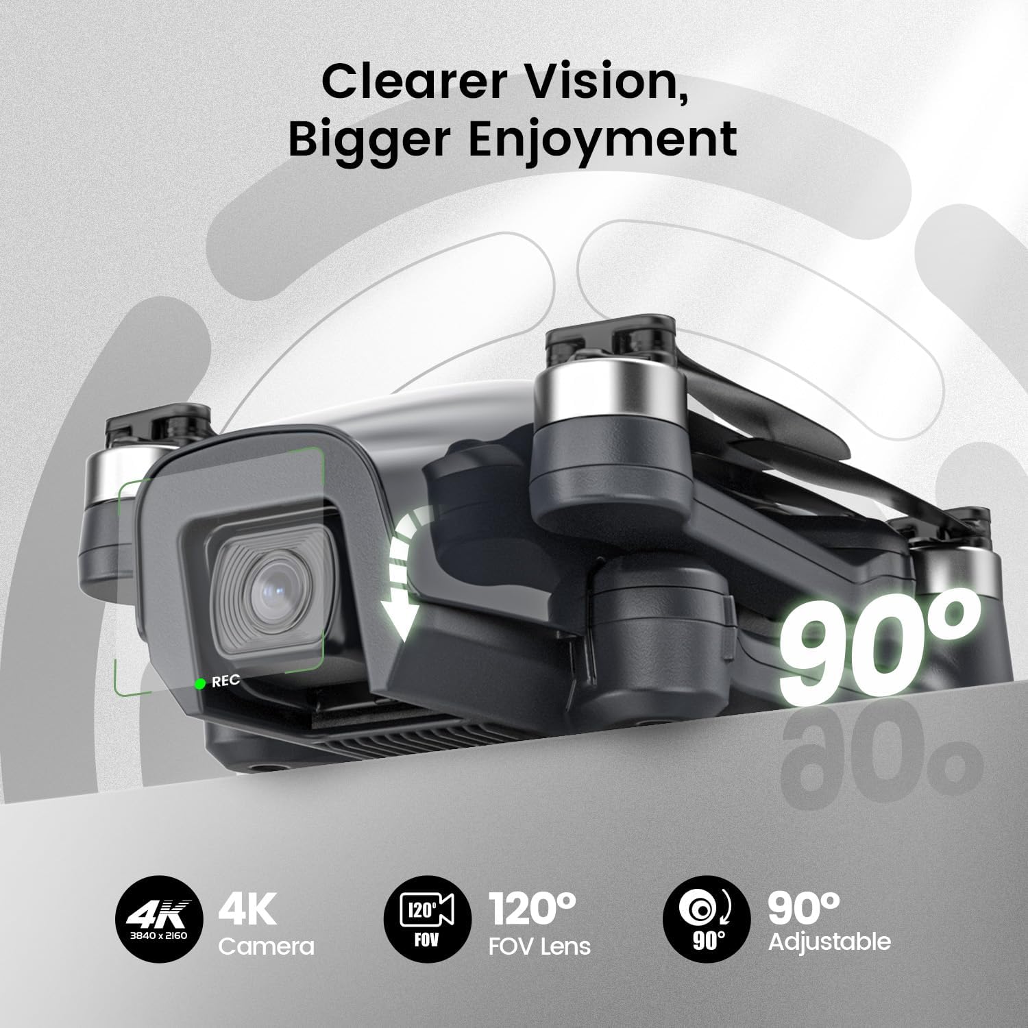Holy Stone HS710 Drones with Camera for Adults 4K, GPS FPV Foldable 5G Quadcopter for Beginners with Optical Flow Positioning, Auto Return Home, Follow Me, Brushless Motor, Easy to Fly · v4