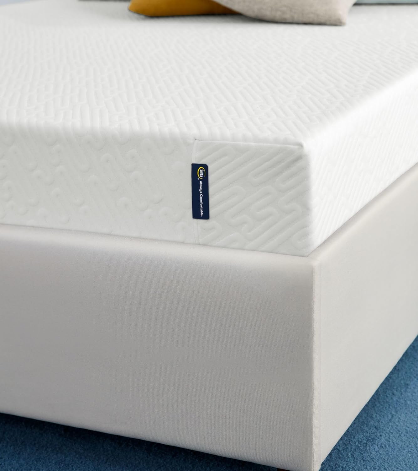 Serta - 7 inch Cooling Gel Memory Foam Mattress, Full Size, Medium-Firm, Supportive, CertiPur-US Certified, 100-Night Trial - For Ewe, White · v2