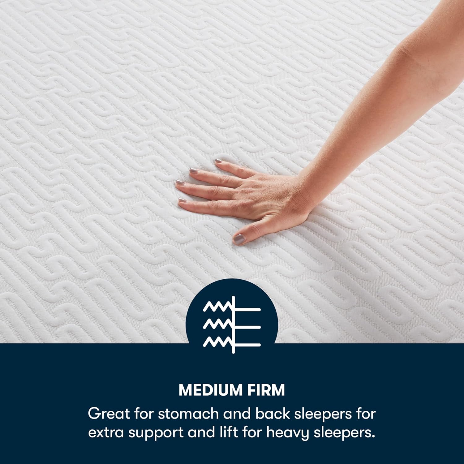Serta - 7 inch Cooling Gel Memory Foam Mattress, Full Size, Medium-Firm, Supportive, CertiPur-US Certified, 100-Night Trial - For Ewe, White · v2