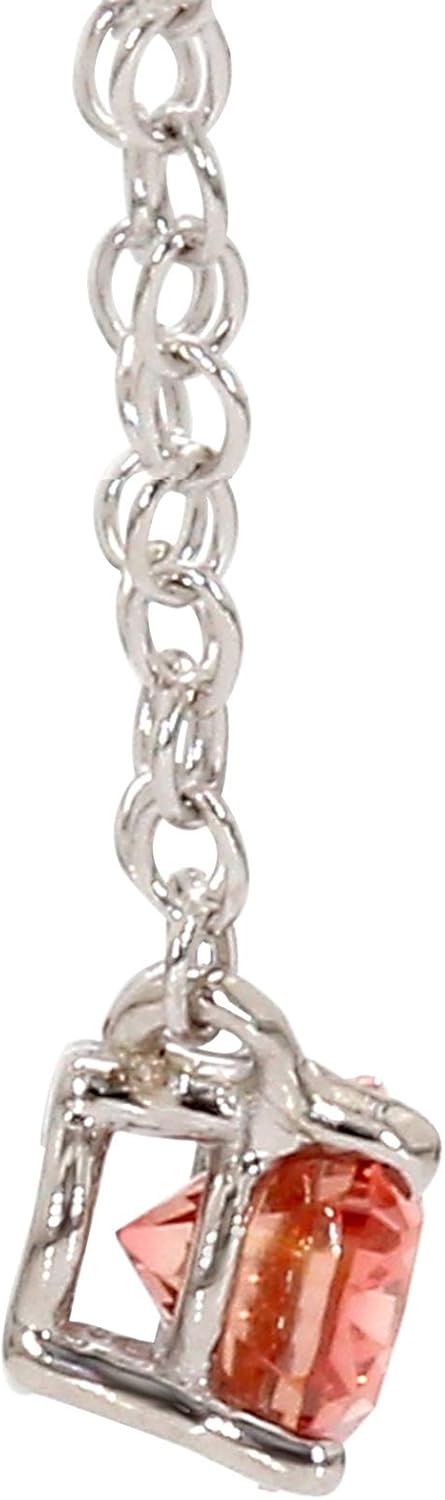 14k White Gold Lab-Created Diamond Pendant Oval Solitaire Necklace (.33 cttw, VS2-SI1 Clarity) 18 · v2