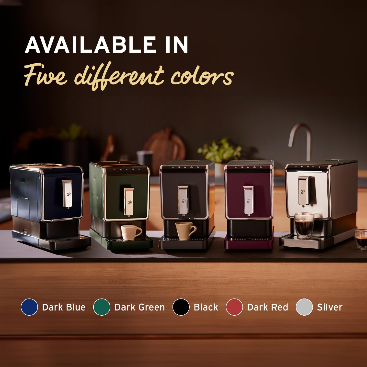 Tchibo Automatic Espresso  Coffee Machine with Built-in Grinder, No Coffee Pods Needed, Black · v2