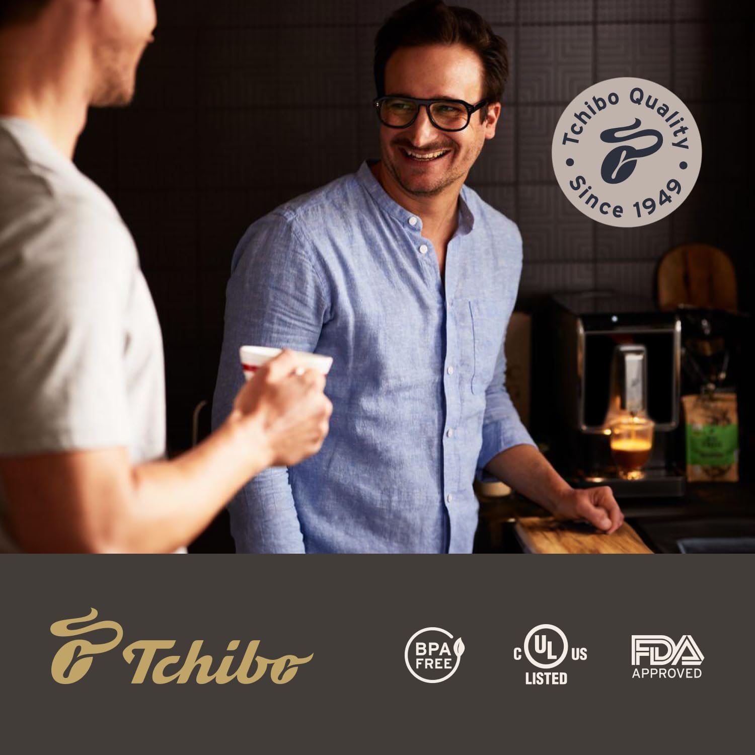 Tchibo Automatic Espresso  Coffee Machine with Built-in Grinder, No Coffee Pods Needed, Black · v2