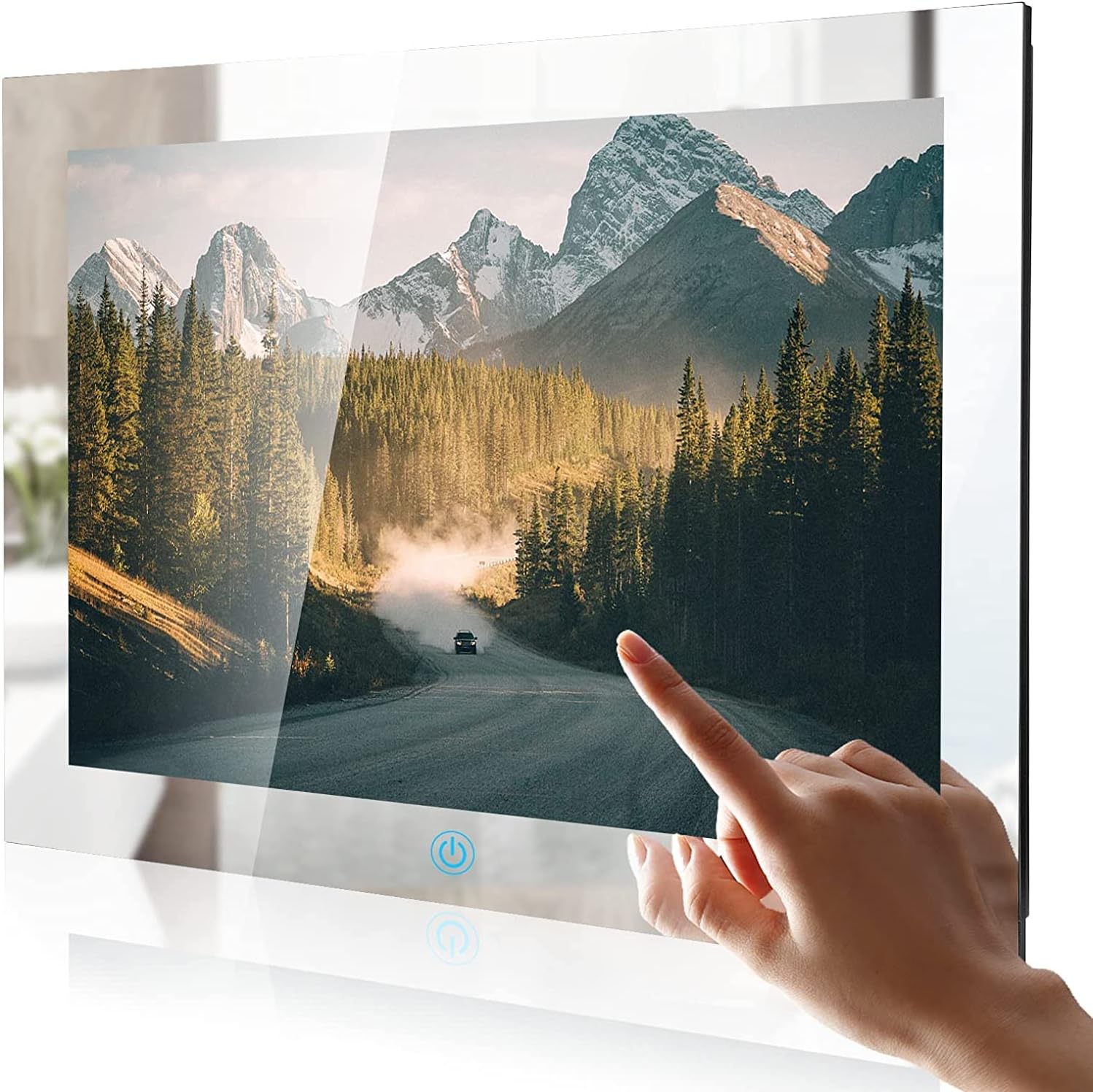 Haocrown 27 inç Su Geçirmez Banyo Aynası TV Akıllı Dokunmatik Ekran Android 11 TV, Full HD 1080P Dahili Wi-Fi Bluetooth ATSC Tuner (Neredeyse Yeni, 2022)
