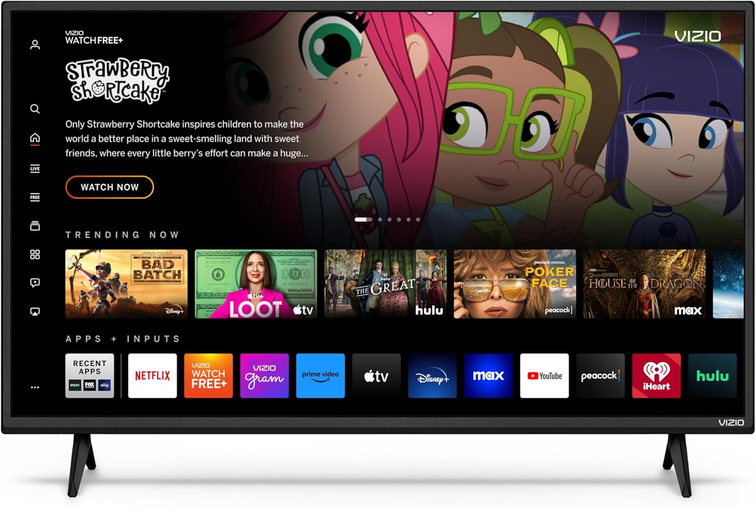 VIZIO 40-calowy telewizor Smart TV Full HD 1080p serii D z wbudowanym AMD FreeSync, Apple AirPlay i Chromecastem, kompatybilność z Alexa, model D40f-J09, 2022